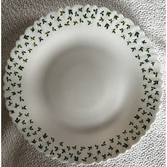 Larah By Borosil (2) Dinner Plates 10”W Sage Silk Opalware  100% Vegan Excellent - Picture 10 of 13